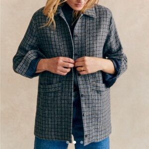 Sezane Will Jacket in Edinburgh Tile